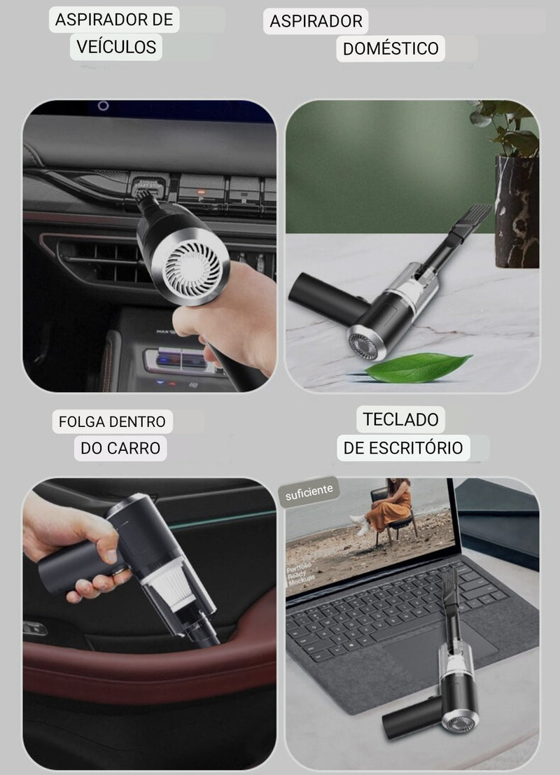Aspirador De Pó, Limpador De Carro Pequeno